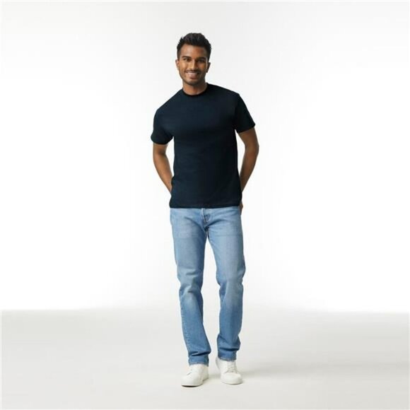 Gildan Unisex Ultra Cotton T Shirt Multipack Heavyweight Work Tee Casual - Picture 5 of 6